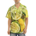 Hawaiian Shirt Lemons and Limes Art