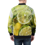 Bomber Jacket Lemons and Limes Art