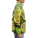 Down-Padded Puffer Jacket Lemons and Limes Art
