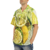 Hawaiian Shirt Lemons and Limes Art