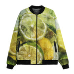 Bomber Jacket Lemons and Limes Art