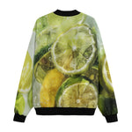 Bomber Jacket Lemons and Limes Art