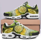 Air Cushion Sneakers Lemons and Limes Art