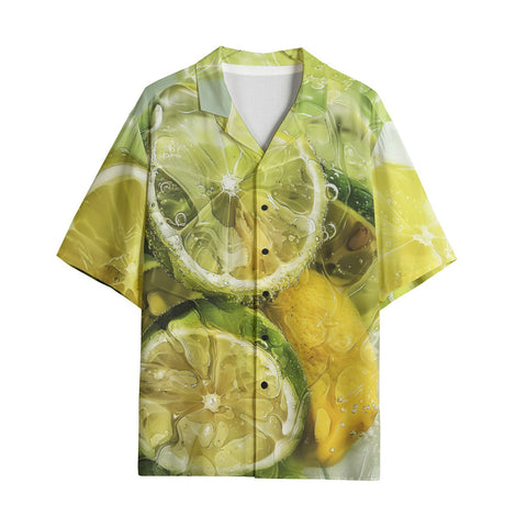 Hawaiian Shirt Lemons and Limes Art
