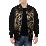 Bomber Jacket Tiger Gold Splashes