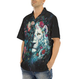 Hawaiian Shirt Surreal Artwork Halflion Heads