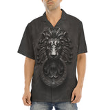 Hawaiian Shirt Black Lion Door Knocker