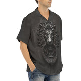 Hawaiian Shirt Black Lion Door Knocker