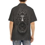 Hawaiian Shirt Black Lion Door Knocker