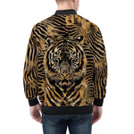 Bomber Jacket Tiger Stripes Pattern