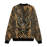 Bomber Jacket Tiger Stripes Pattern