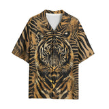 Hawaiian Shirt Tiger Stripes Pattern