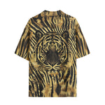 Hawaiian Shirt Gold Foil Tiger Pattern