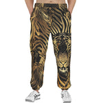 Men's Sweatpants Gold Tiger Stripes