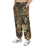 Men's Sweatpants Gold Tiger Stripes