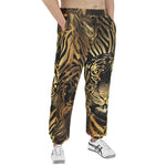 Men's Sweatpants Gold Tiger Stripes