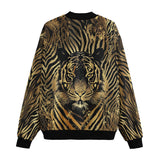 Bomber Jacket Gold Tiger Stripes