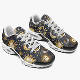 Air Cushion Sneakers Golden Suns and Moons