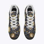 Air Cushion Sneakers Golden Suns and Moons