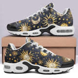 Air Cushion Sneakers Golden Suns and Moons