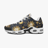 Air Cushion Sneakers Golden Suns and Moons