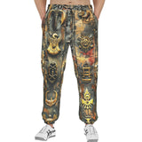 Men's Sweatpants Golden Symbols and Emblems