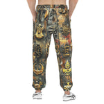 Men's Sweatpants Golden Symbols and Emblems