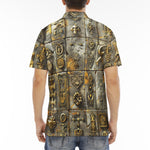 Men's Polo Shirt Magical Symbols Art