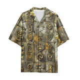 Hawaiian Shirt Magical Symbols Art