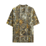 Hawaiian Shirt Magical Symbols Art