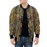 Bomber Jacket Ancient Egyptian Hieroglyphs