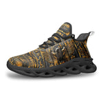 Sports Mesh Sneakers Ancient Egyptian Hieroglyphs