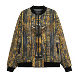 Bomber Jacket Ancient Egyptian Hieroglyphs