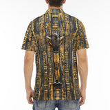 Men's Polo Shirt Ancient Egyptian Hieroglyphs