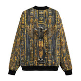 Bomber Jacket Ancient Egyptian Hieroglyphs