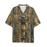 Hawaiian Shirt Ancient Egyptian Hieroglyphs