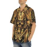 Hawaiian Shirt Egypt Gold Pharaohs and Masks