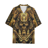 Hawaiian Shirt Egypt Gold Pharaohs and Masks