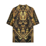 Hawaiian Shirt Egypt Gold Pharaohs and Masks