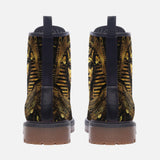 Leather Boots Egyptian Pharaoh Gold Art Deco