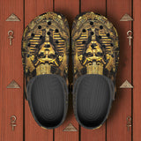 Classic Clogs Egyptian Pharaoh Gold Art Deco