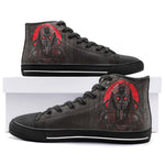 High-Top Canvas Shoes Egyptian Mythology Pharaoh Art