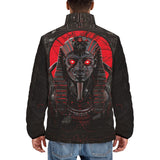 Down-Padded Puffer Jacket Egyptian Mythology Pharaoh Art