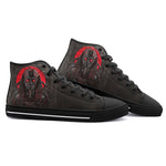 High-Top Canvas Shoes Egyptian Mythology Pharaoh Art
