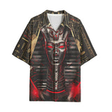 Hawaiian Shirt Egyptian Pharaoh with Red Eyes