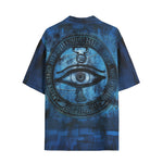 Hawaiian Shirt Mystical Blue Ancient Egyptian Symbol