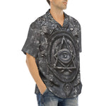 Hawaiian Shirt Mysterious Black Metal Occult Symbol