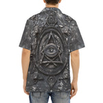 Hawaiian Shirt Mysterious Black Metal Occult Symbol