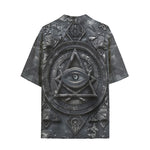 Hawaiian Shirt Mysterious Black Metal Occult Symbol