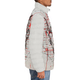 Down-Padded Puffer Jacket Sketch of Egyptian Pharaoh